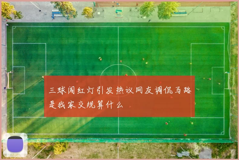 三球闯红灯引发热议网友调侃马路是我家交规算什么